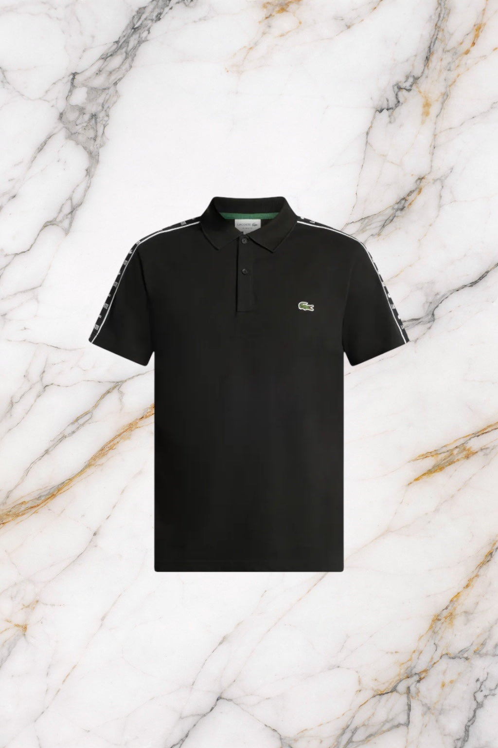 LACOSTE Polo Shirt Pique Polo Black