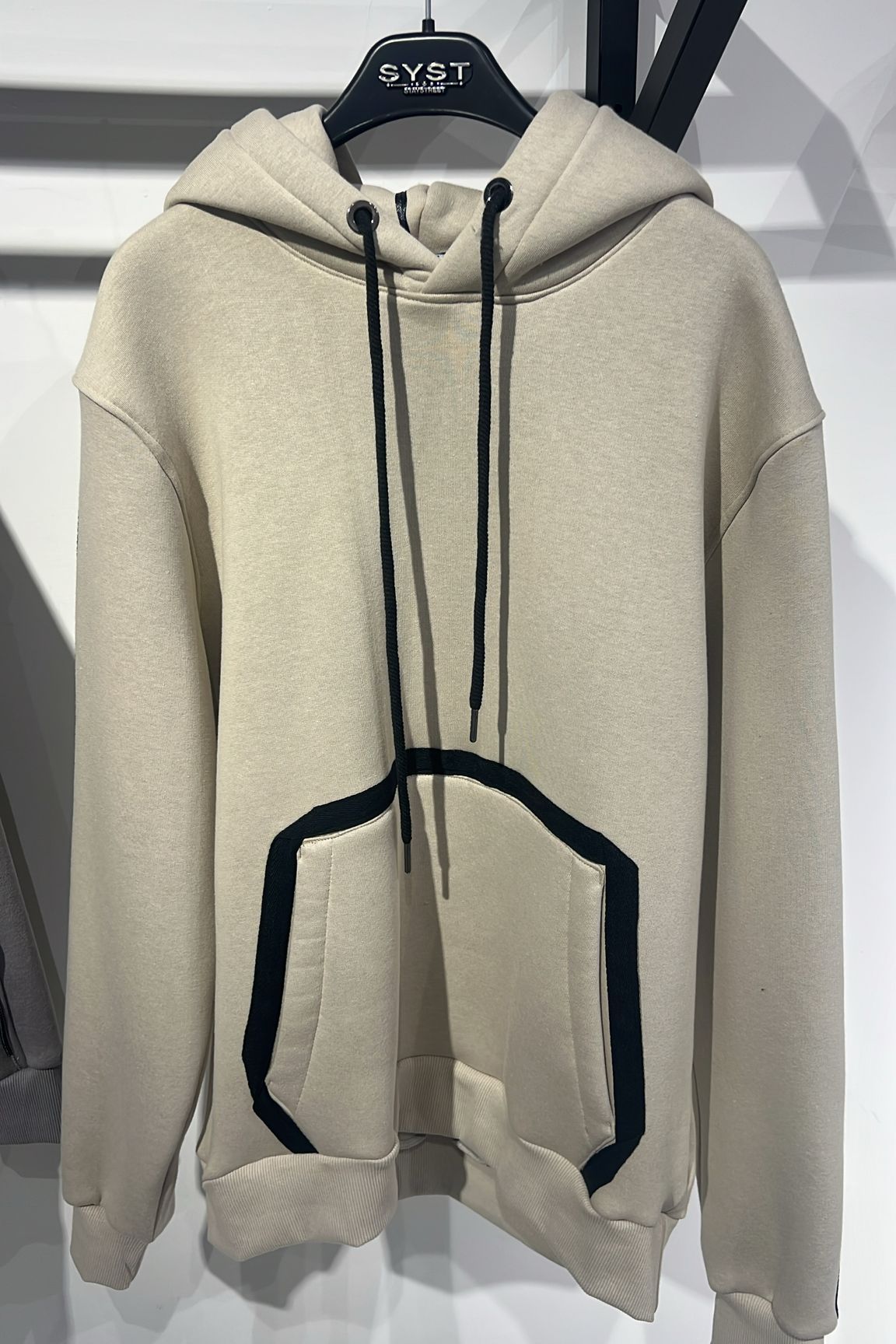 Felpa SYST “Outline Beige”