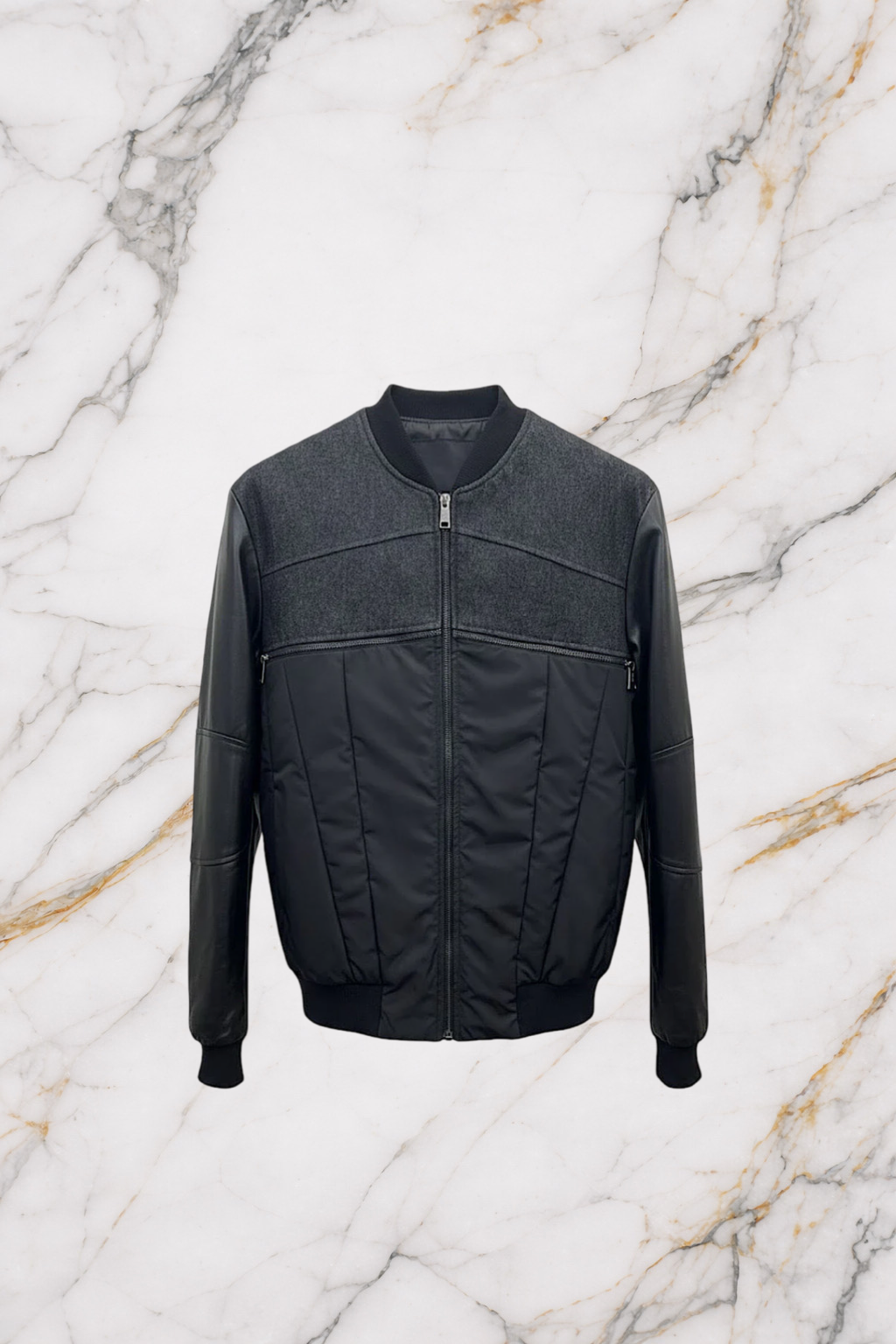 Giubbino SYST Hybrid Denim – Black