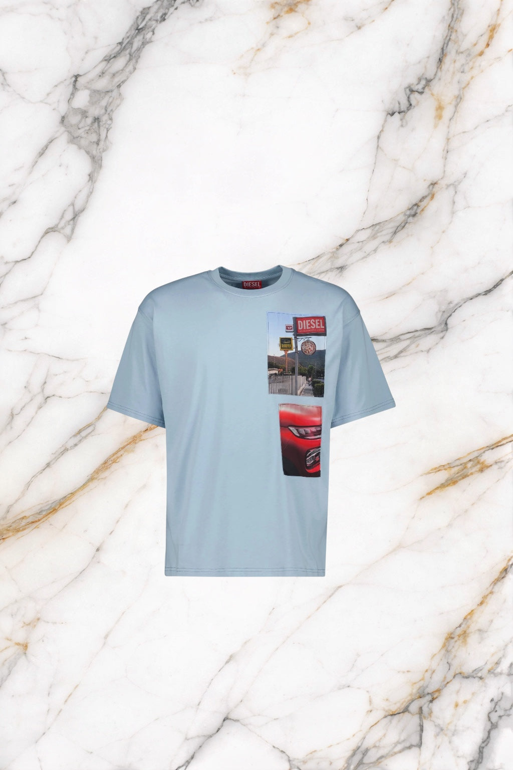 T-Shirt Diesel T-Boxt T3 Azzurra