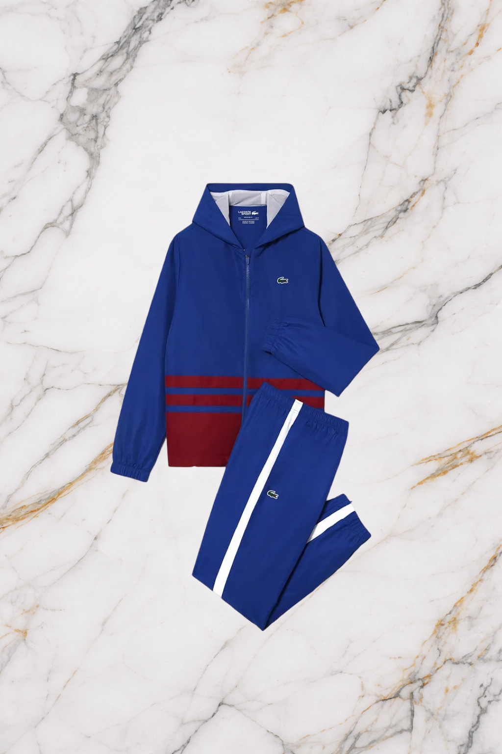 LACOSTE Tuta Rossa e Blu