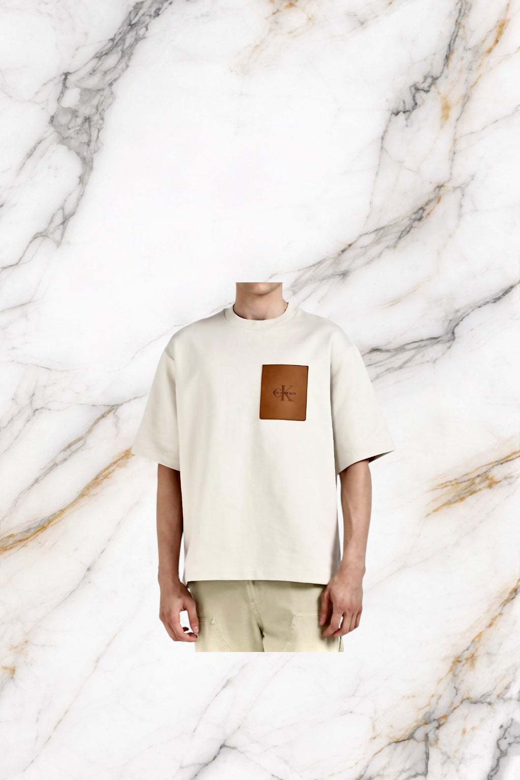 T-Shirt Calvin Klein Patch Logo