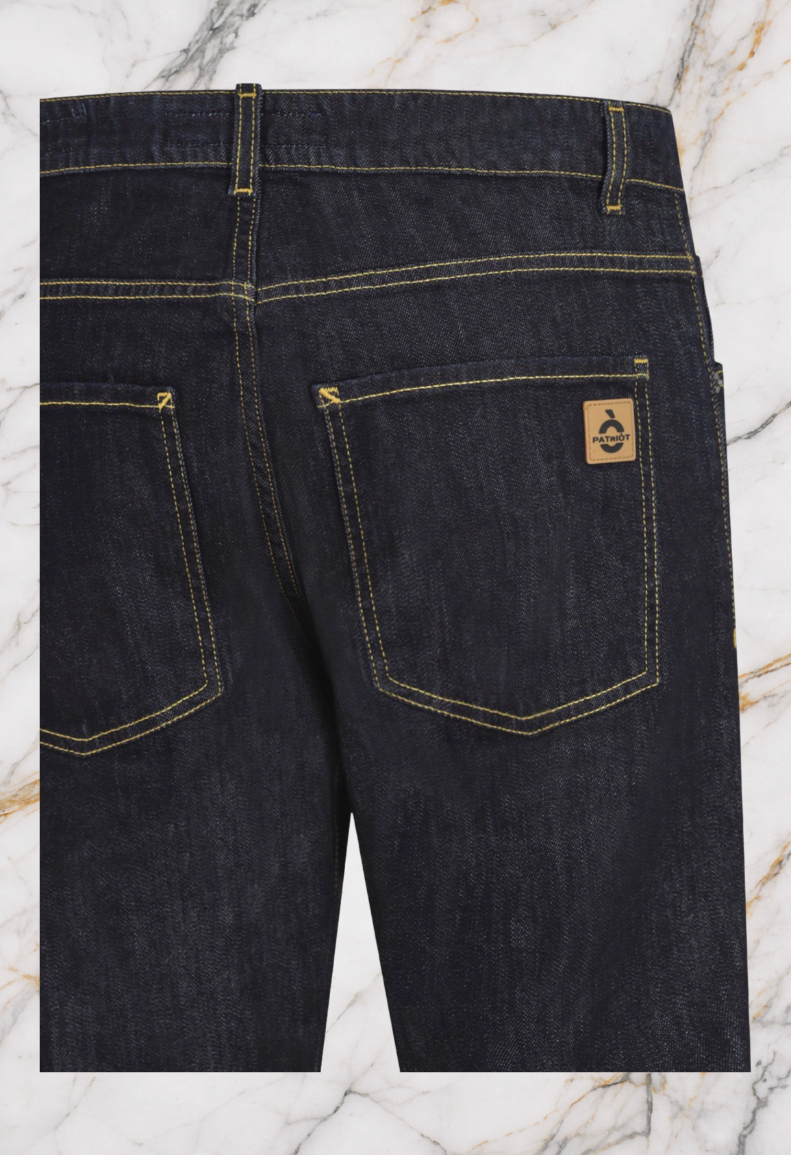 Jeans Patriot Denim Blu Scuro– Carrot Fit