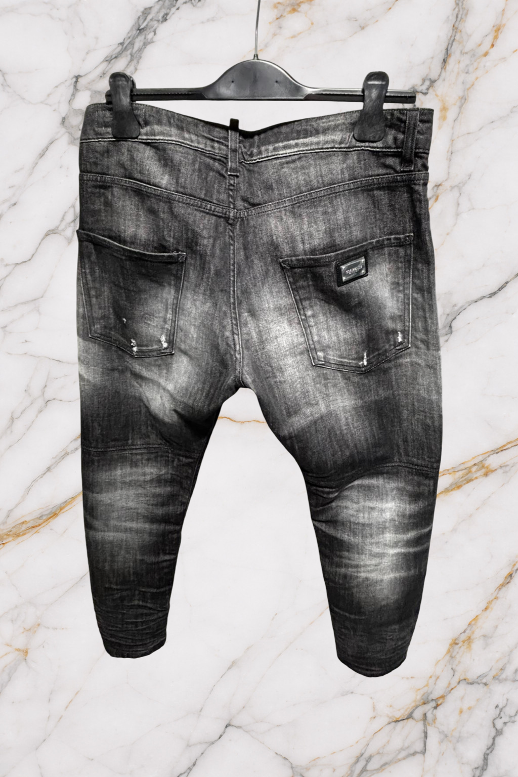 Jeans G2 Firenze Black Distress Zip