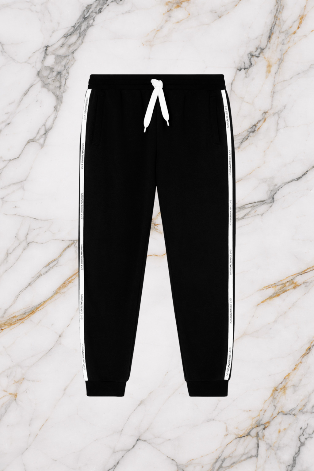 Tuta EA7 Emporio Armani con cappuccio – Nera