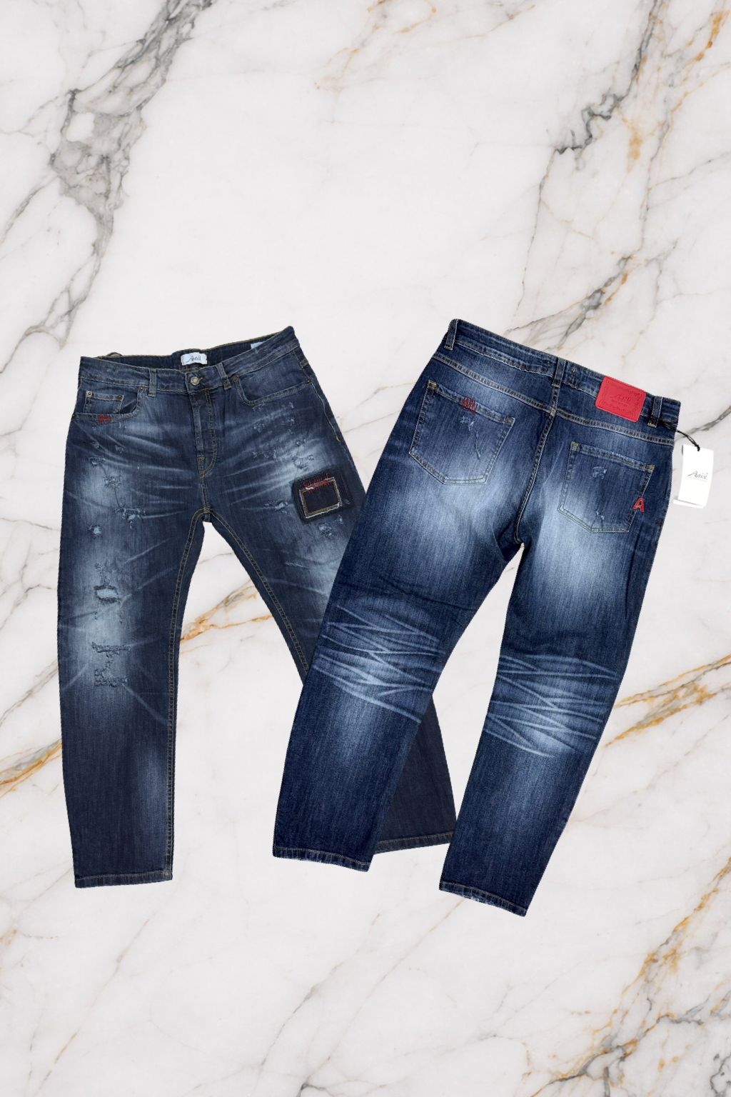 Jeans Artik Denim Red Patch
