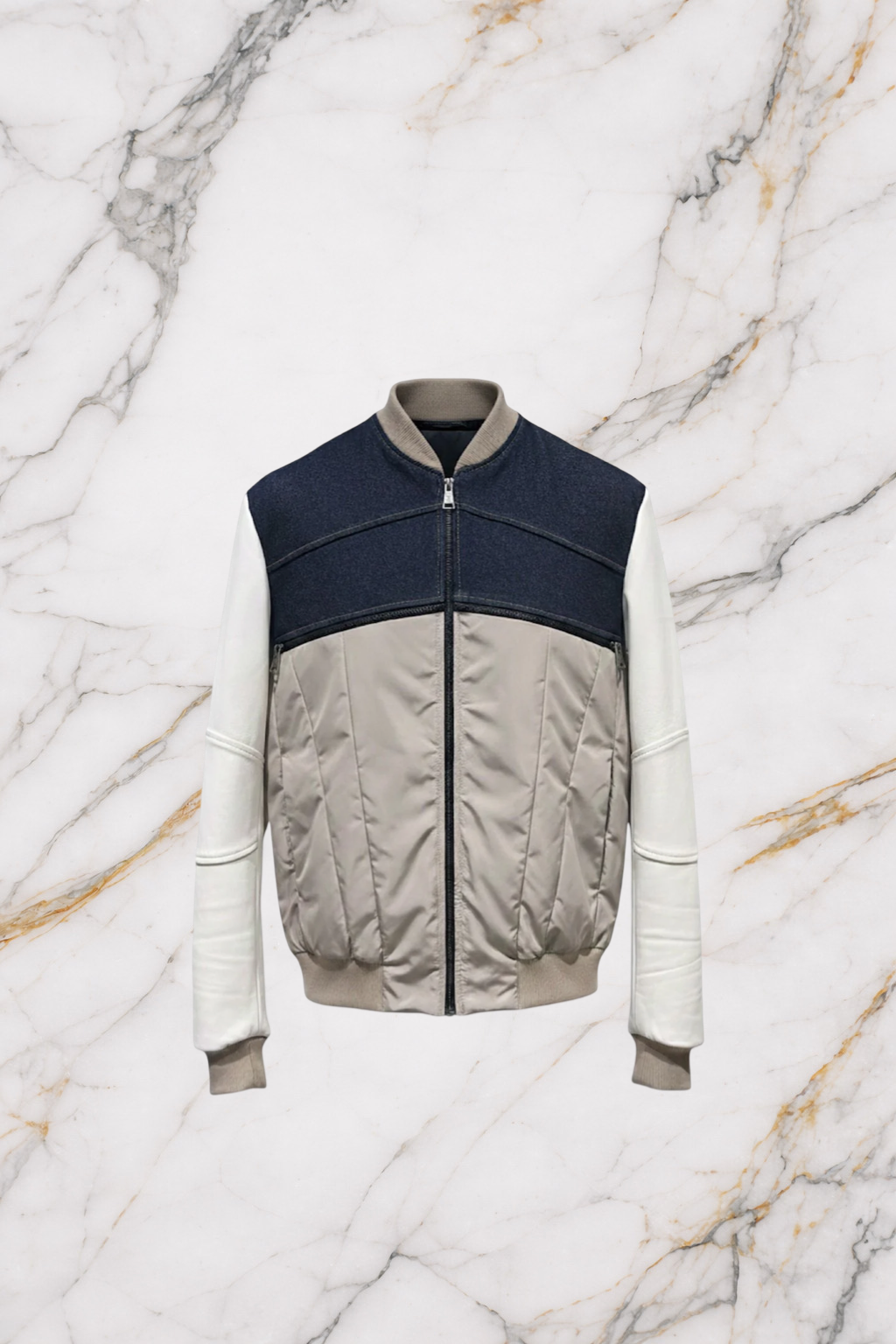 Giubbino SYST Hybrid Denim – Beige