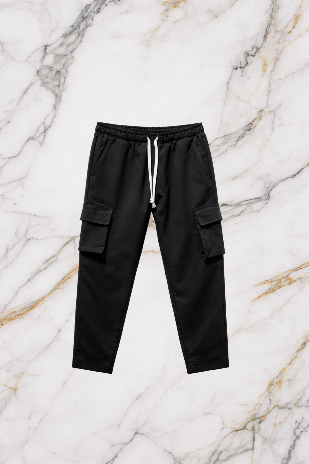 Pantalone Cargo Urban con Tasconi – Nero