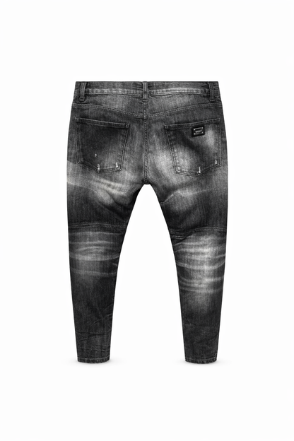 Jeans G2 Firenze Black Distress Zip