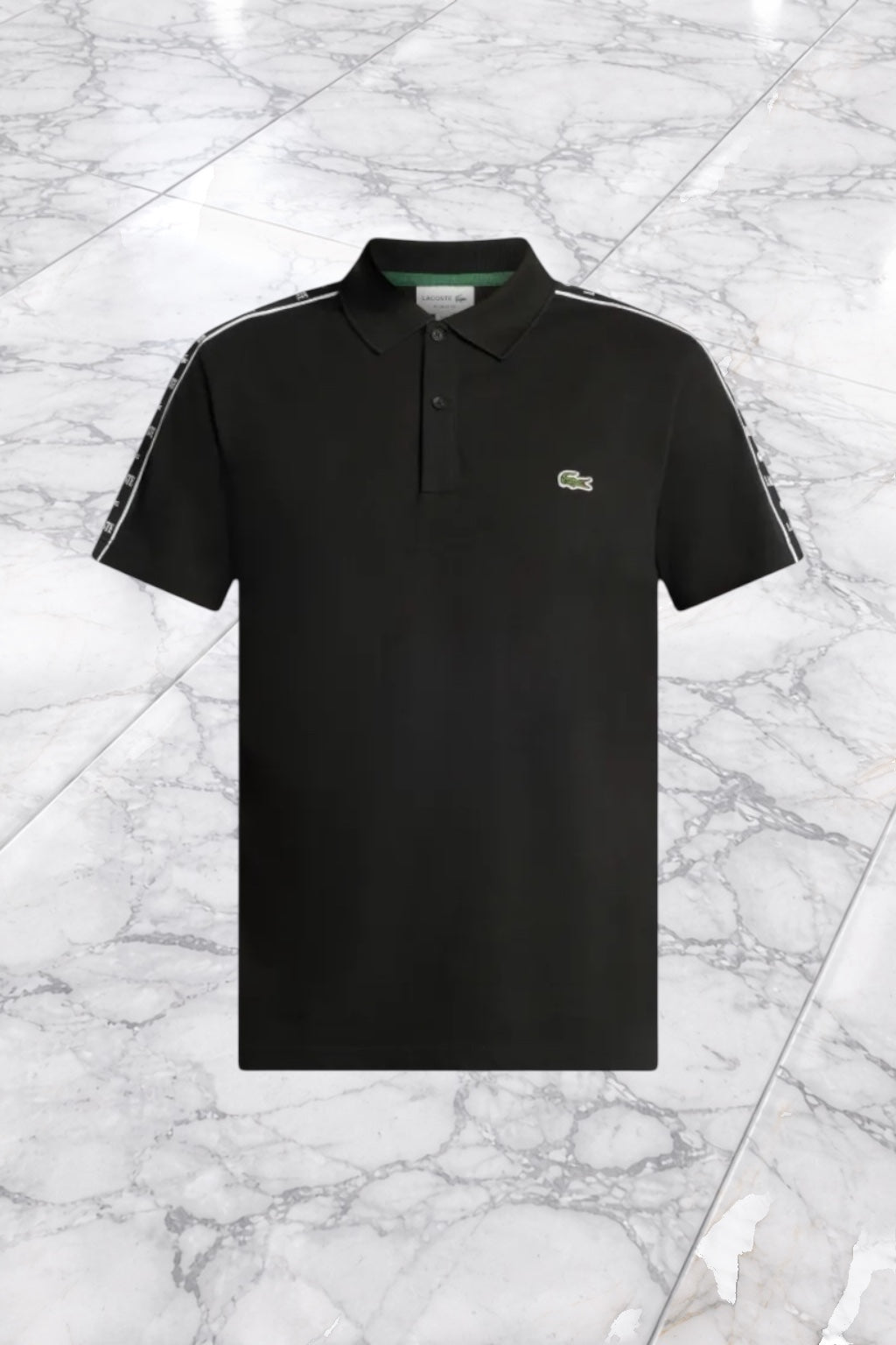 LACOSTE Polo Shirt Pique Polo Black