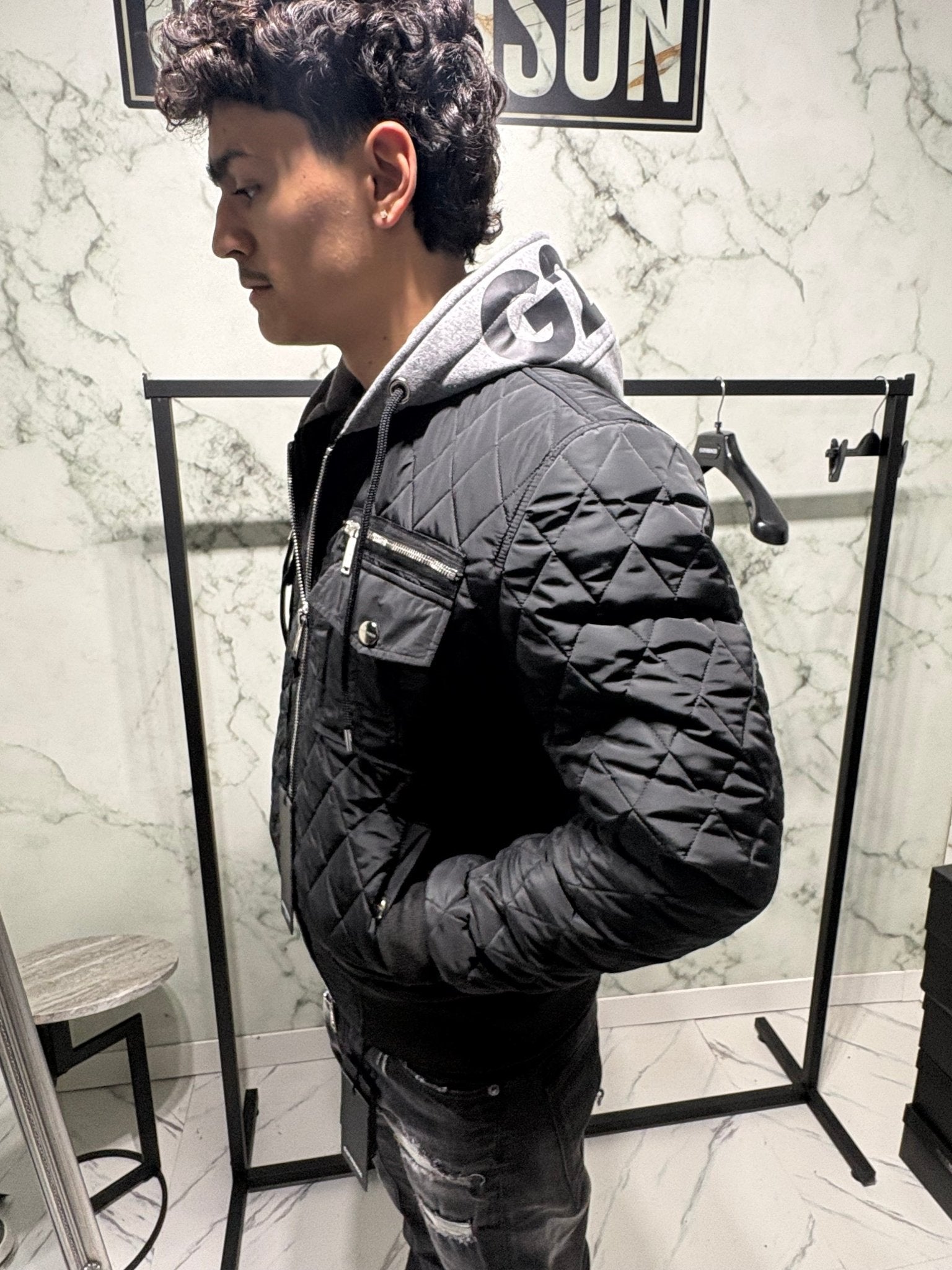 Bomber G2 Firenze Diamond Hood - G4 Maison