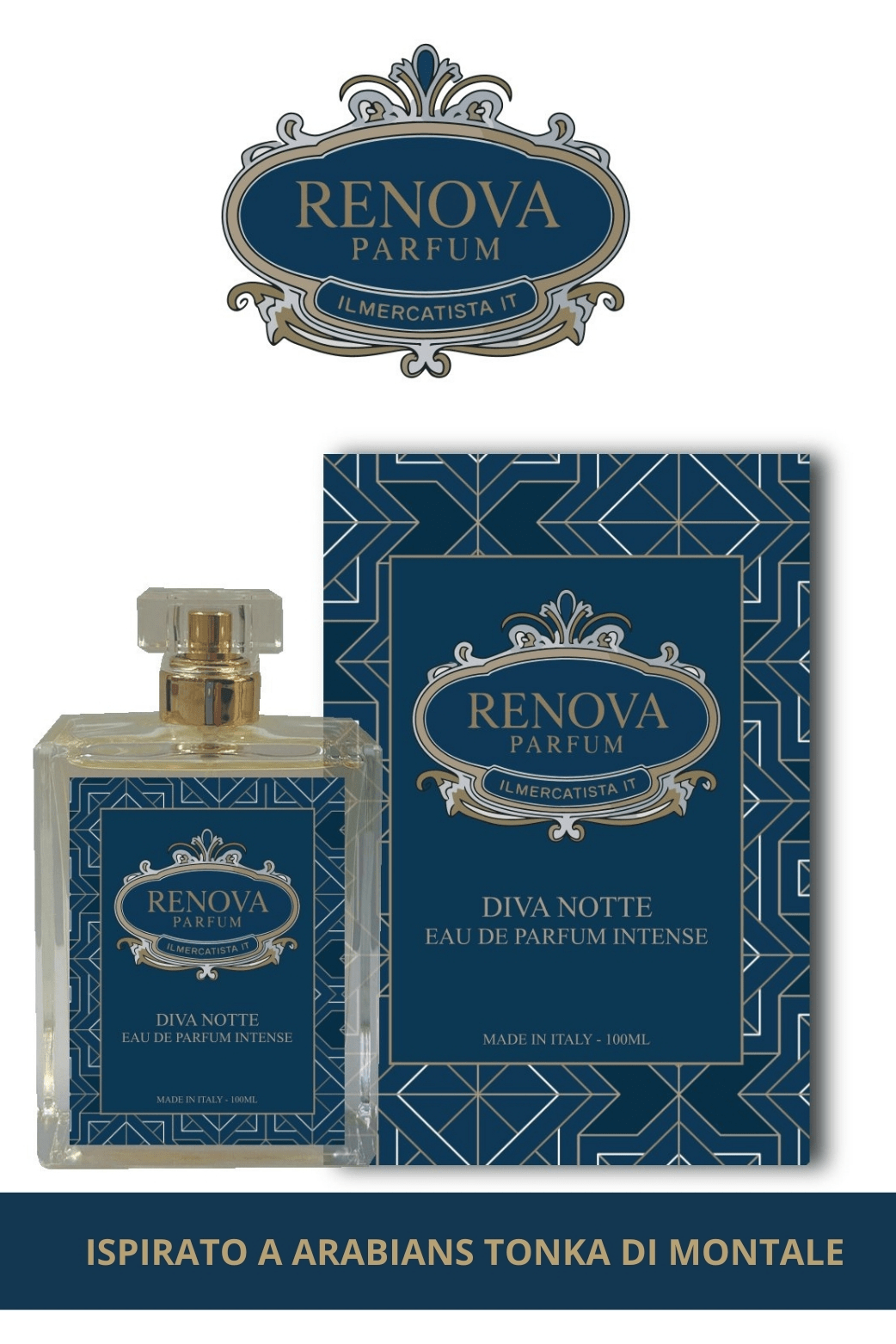 Diva Notte 100ml Parfum Intense Unisex - G4 Maison