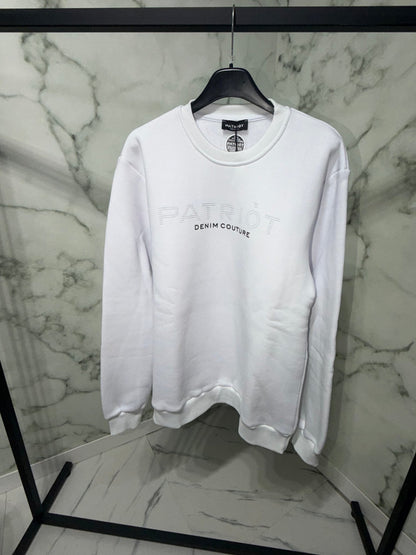 Felpa Patriot Girocollo Strass - G4 Maison