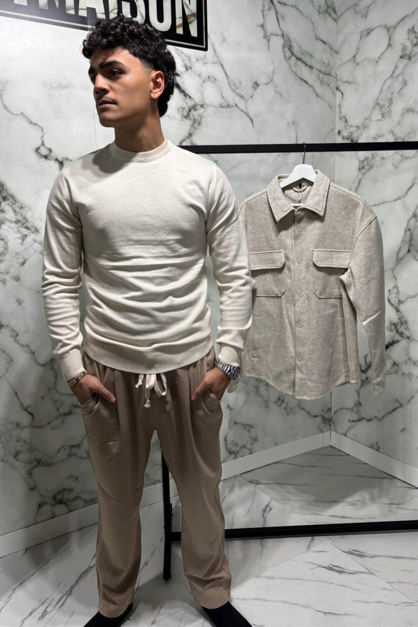 Maglioncino Crema Essential - G4 Maison