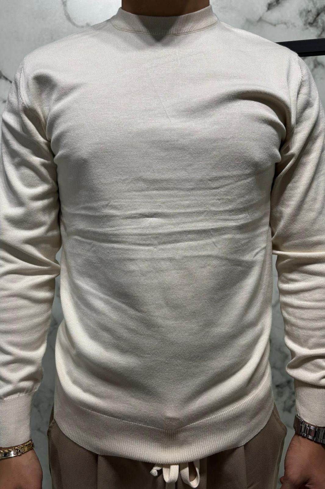 Maglioncino Crema Essential - G4 Maison