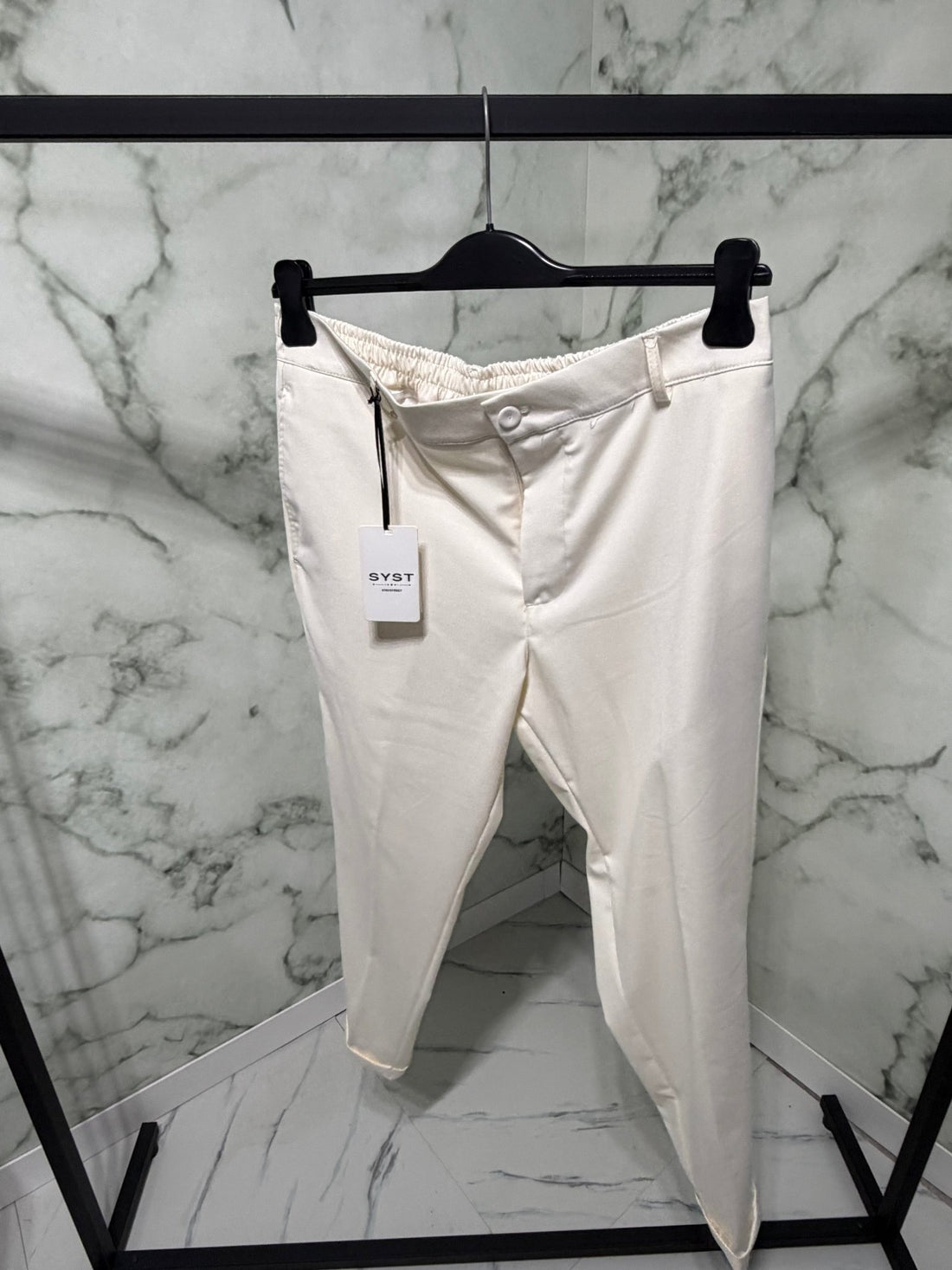 Pantalone SYST – Cream Essential Comfort Fit - G4 Maison
