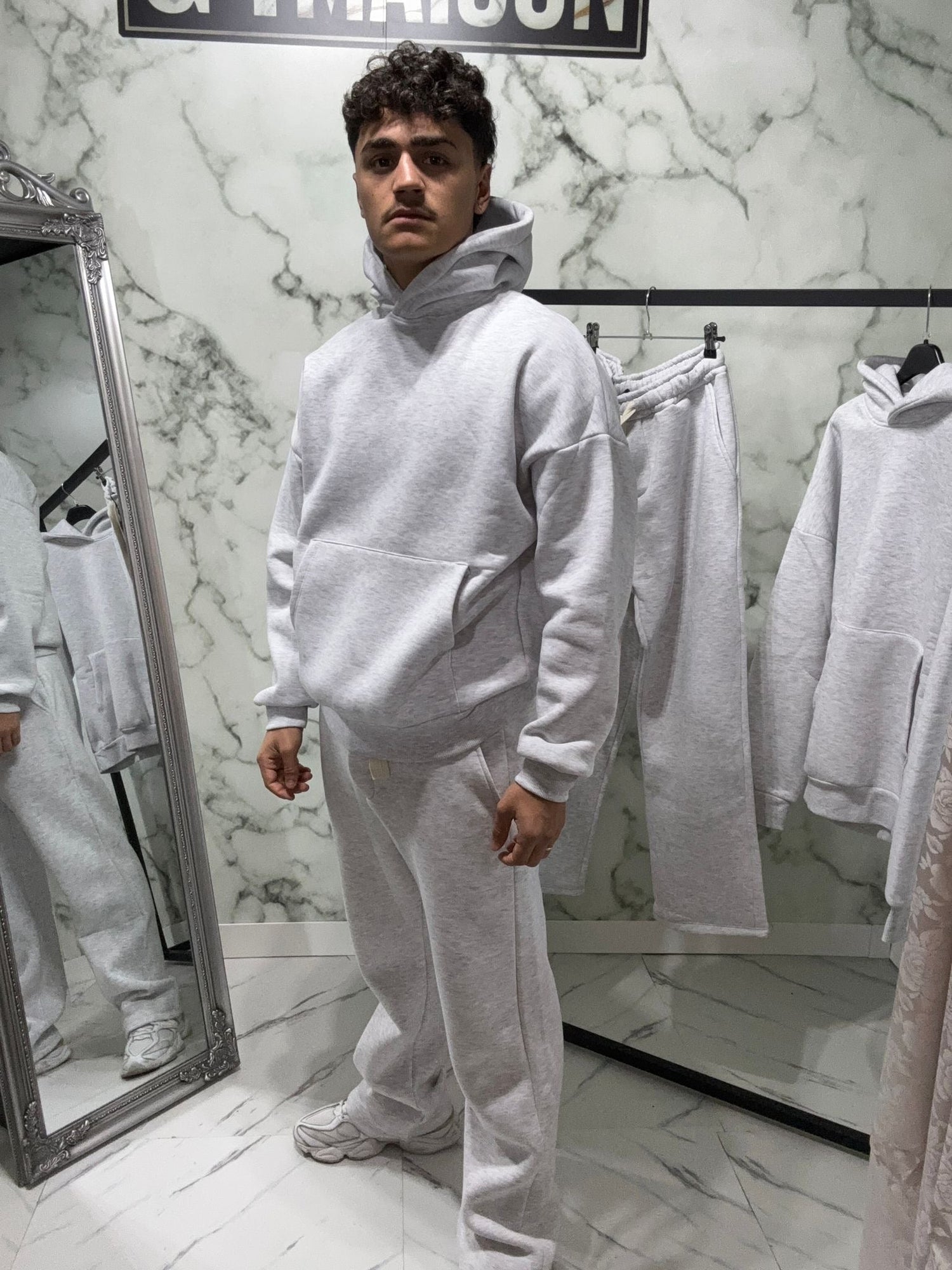 Tuta Grigio Fumo Oversize - Unisex - G4 Maison