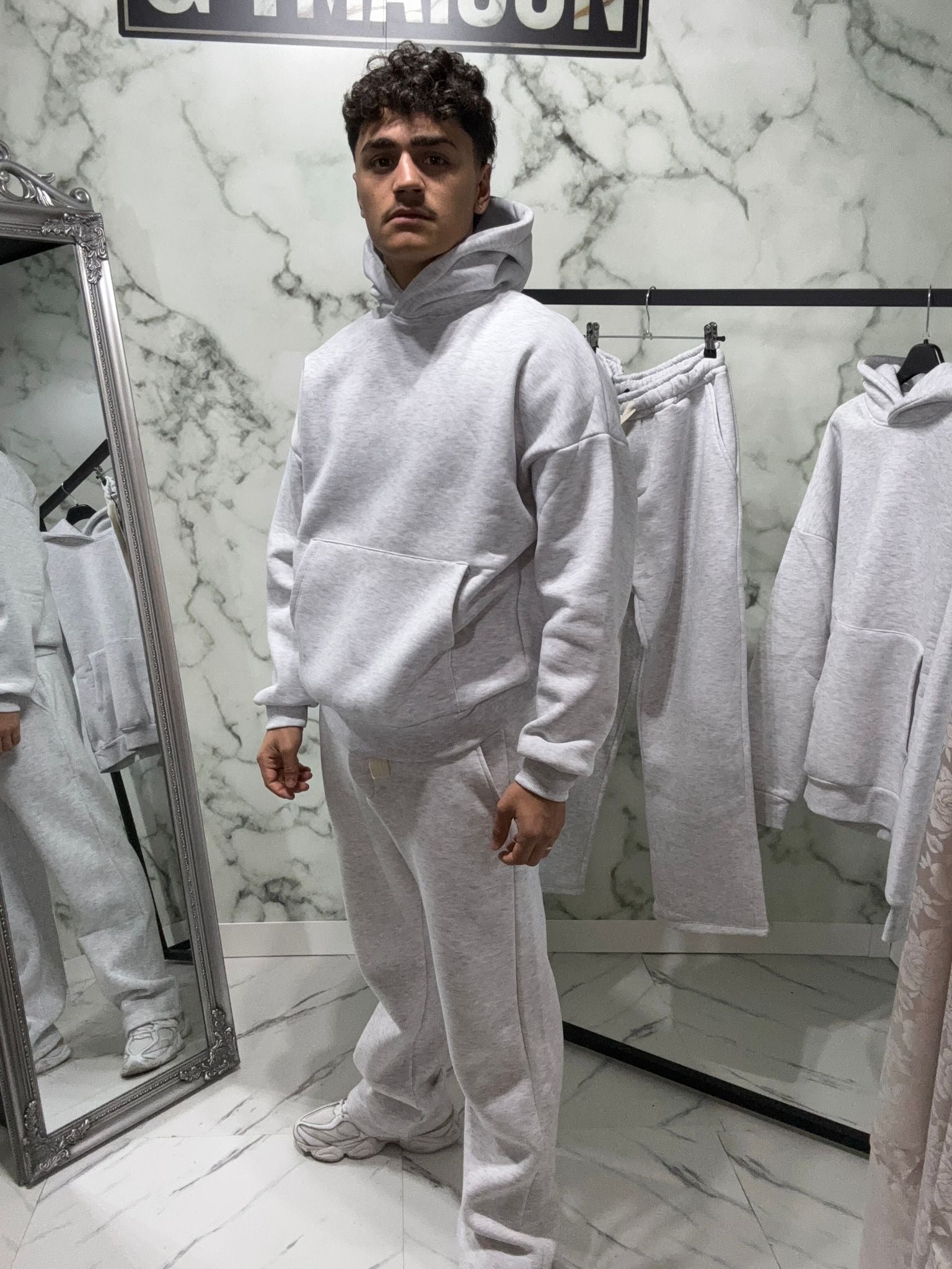 Tuta Grigio Fumo Oversize - Unisex - G4 Maison